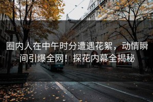 圈内人在中午时分遭遇花絮，动情瞬间引爆全网！探花内幕全揭秘